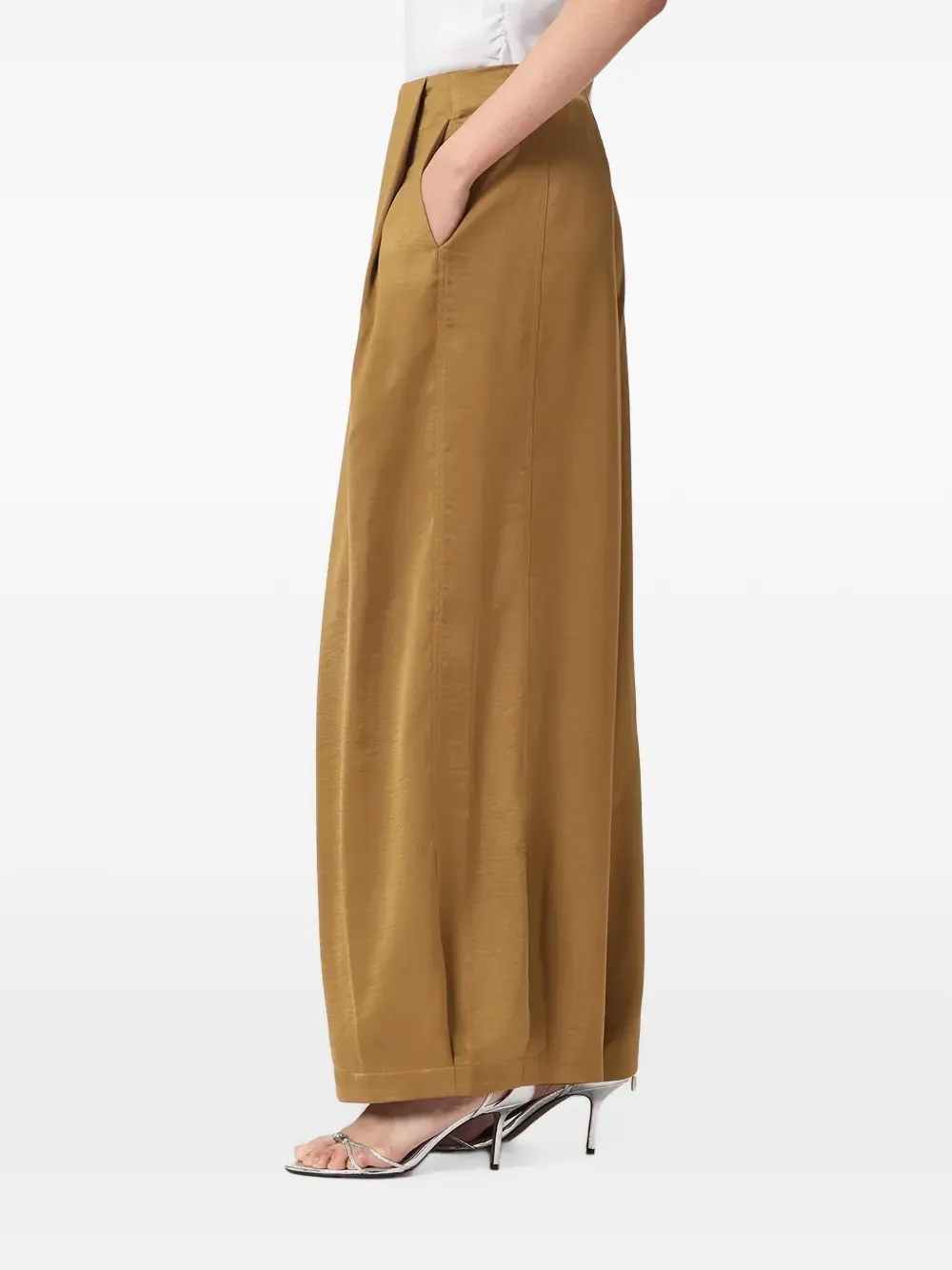 AllSaints Palazzo plooibroek Bruin