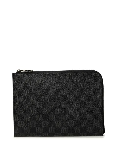 Louis Vuitton Pre-Owned 2016 Damier Graphite Pochette Jour PM clutch bag