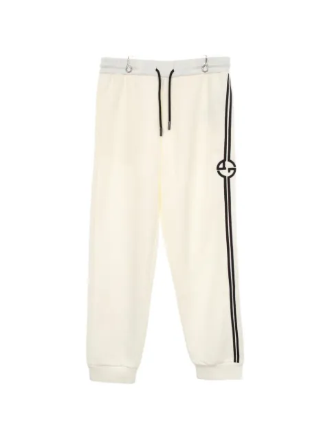 Giorgio Armani Pre-Owned pants con logo bordado 2010