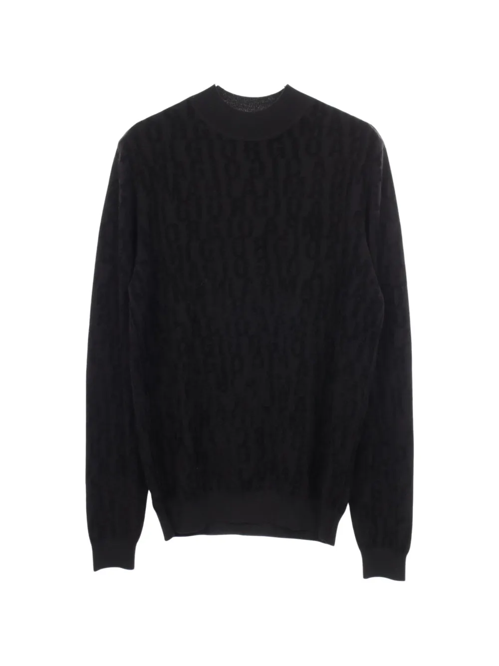 Giorgio Armani Pre-Owned pull à col montant (années 2020) - Noir Giorgio Armani Pre-Owned pull à col montant (années 2020) - Noir