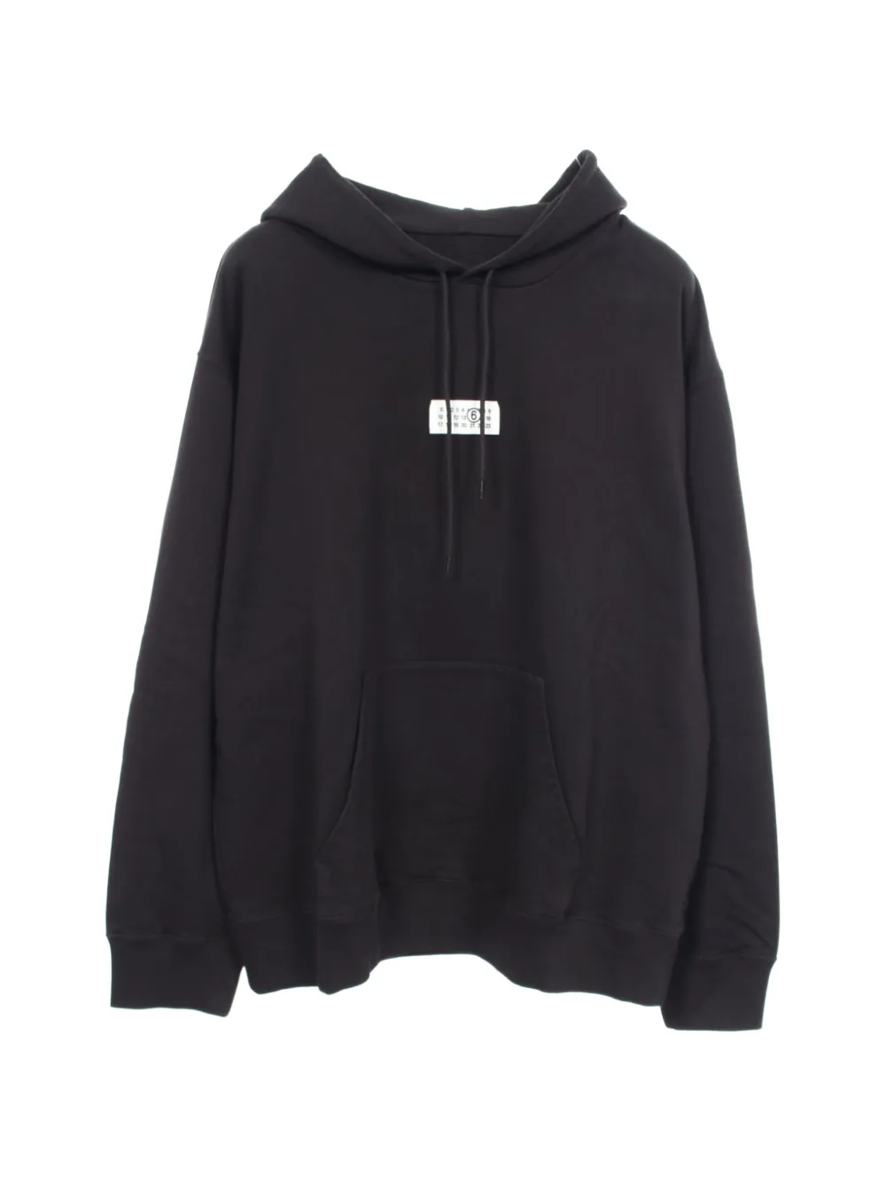 MM6 Maison Margiela 2020s Numeric Signature hoodie - Nero