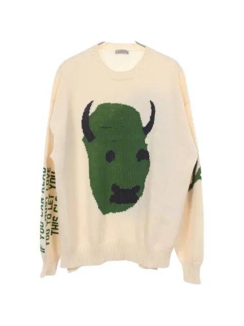 Christian Dior Pre-Owned x Travis Scott suéter Cactus Jack con cuello redondo 2010