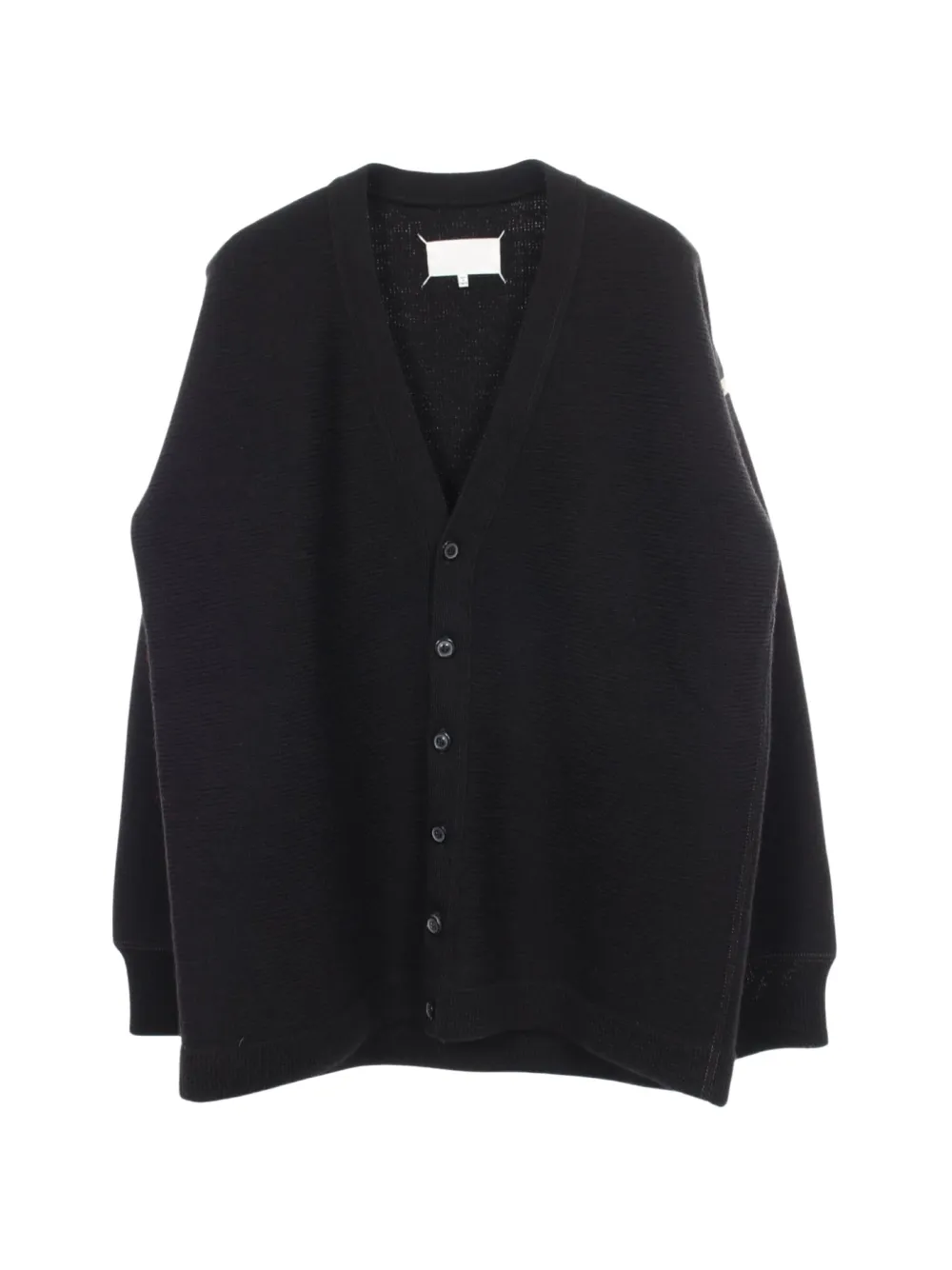 Maison Martin Margiela Pre-Owned 2010s Four Stitches wool cardigan - Schwarz