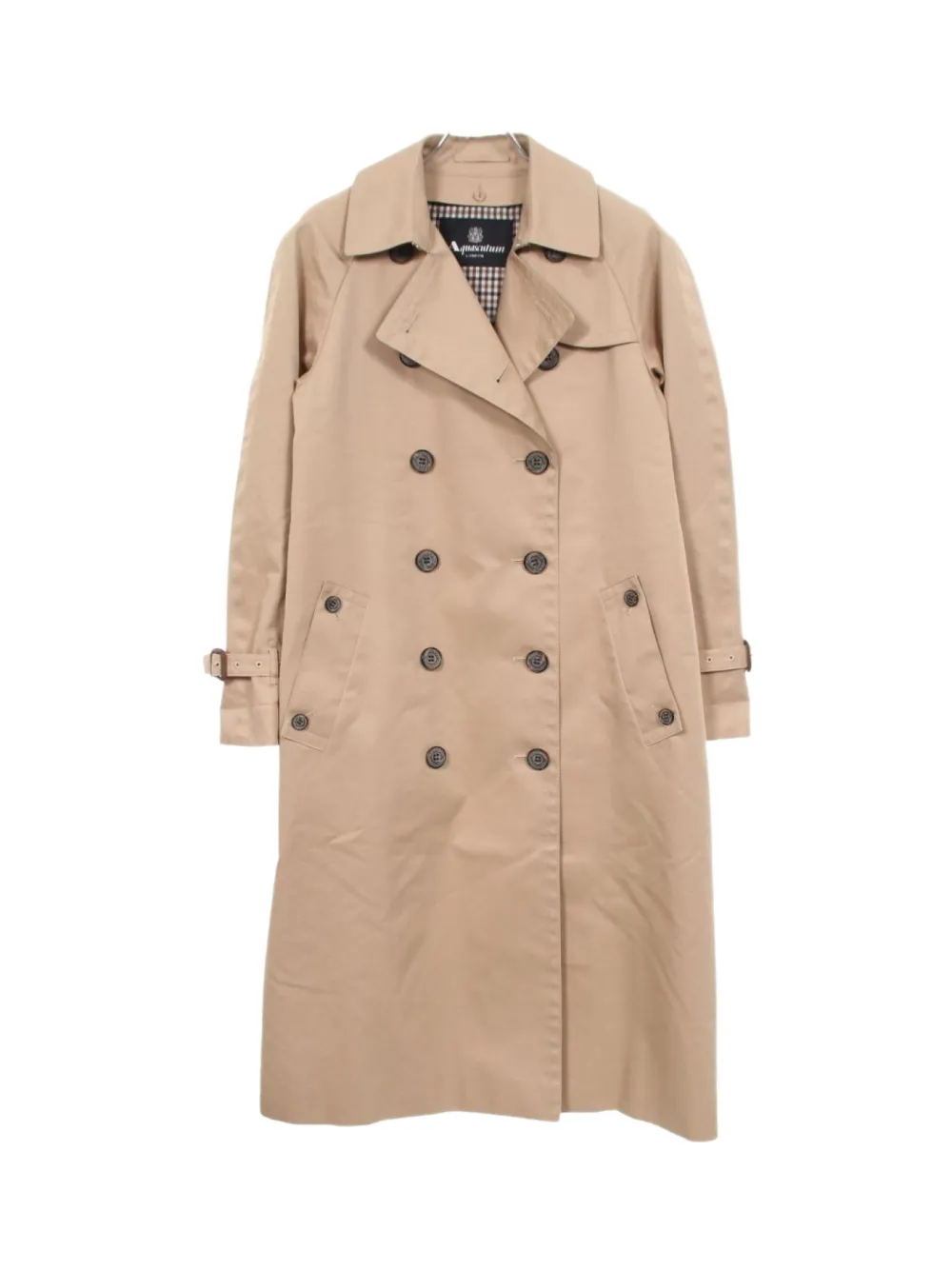 Aquascutum 2000s double-breasted trench coat - Toni neutri