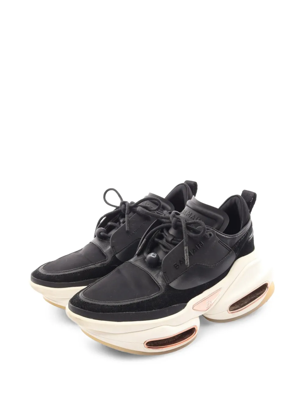 Balmain Pre-Owned baskets Bold (années 2010) - Noir Balmain Pre-Owned baskets Bold (années 2010) - Noir