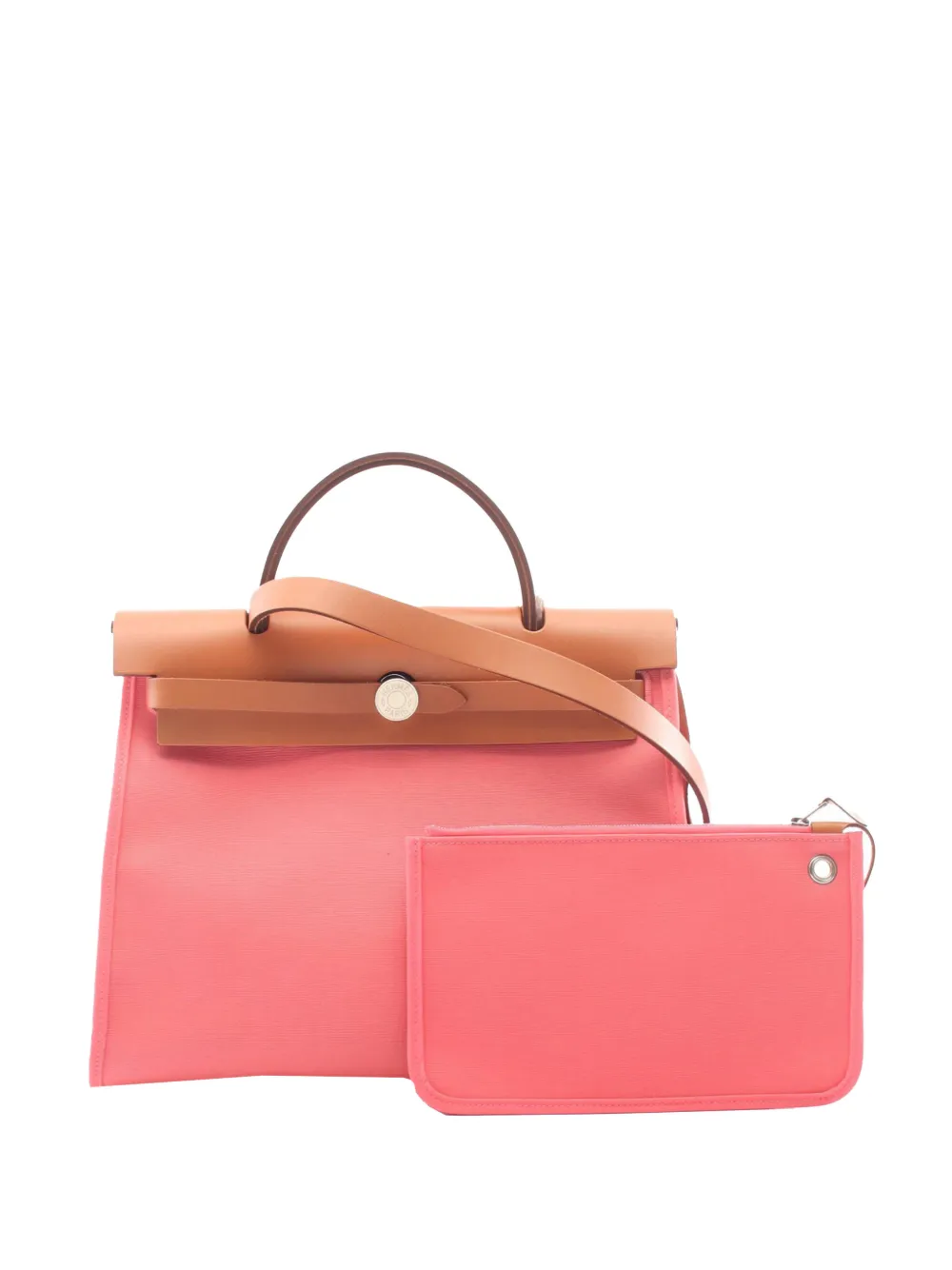 Hermès Pre-Owned 2017 Toile Herbag Zip 31 satchel - Rosa
