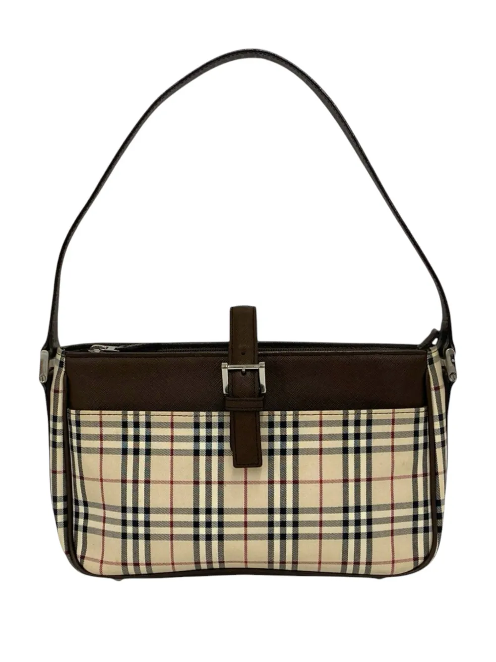 Burberry Pre-Owned 2000-2015 House Check shoulder bag - Neutrals