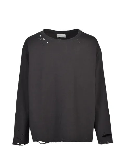 CEDARWOOD distressed long-sleeve T-shirt