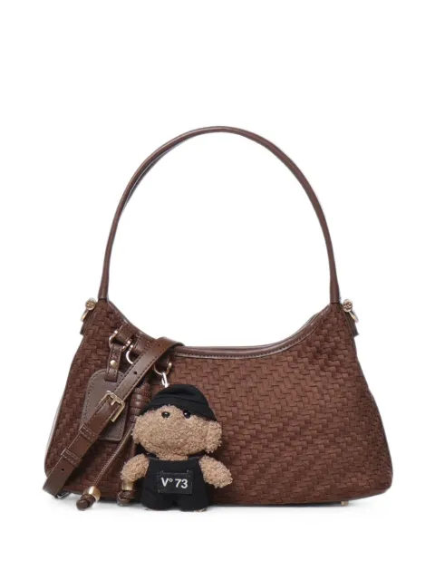 V°73 Bolsa tiracolo com efeito trançado
