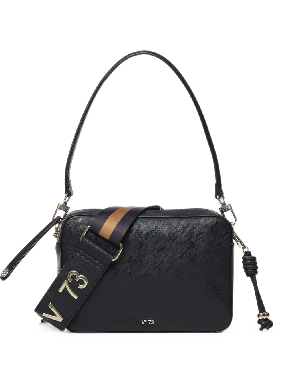 V°73 logo-plaque knotted shoulder bag · OS