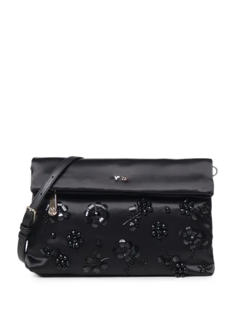 V°73 Kayla floral-appliqué jewel-embellished shoulder bag