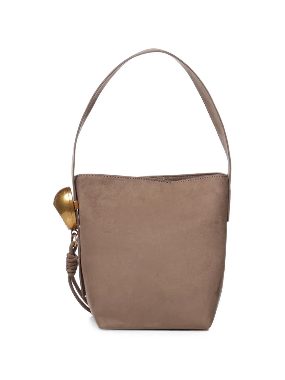 V°73 Heuptas met logoplakkaat Beige