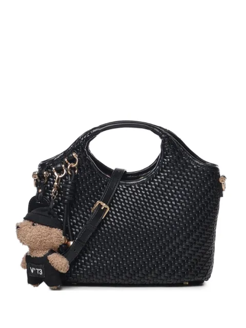 V°73 Zelda Schultertasche mit Webmuster