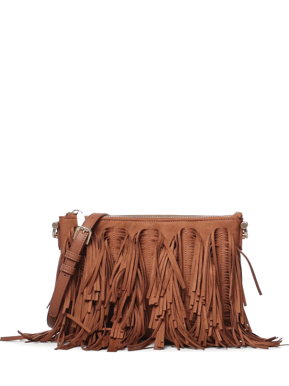 V°73 fringe-embellished cross body bag