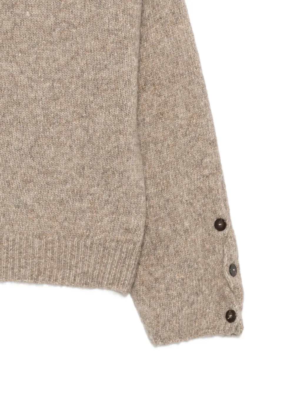 Alysi button-cuff turtleneck sweater Bruin