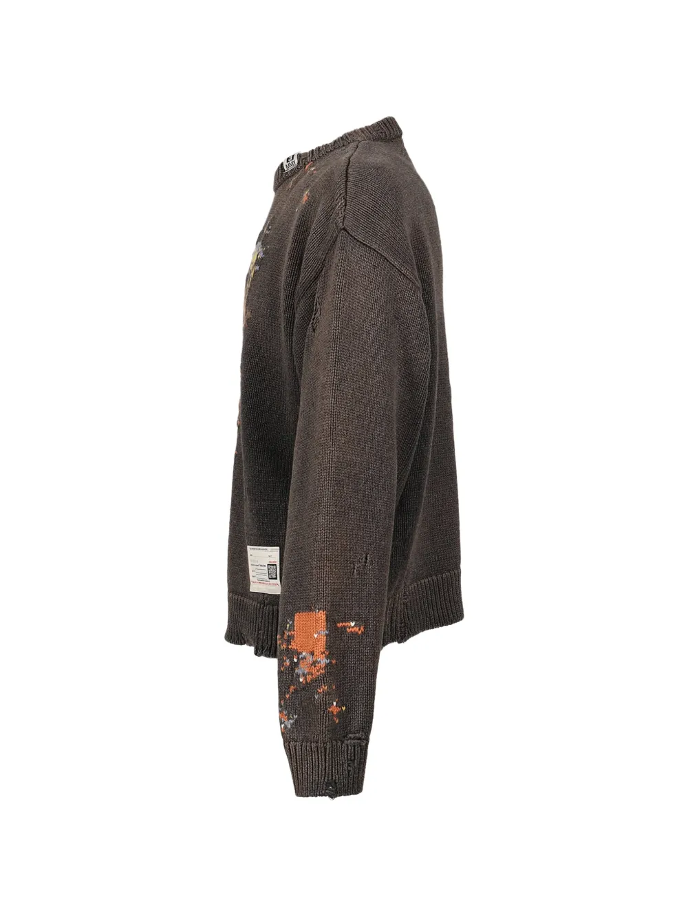 Maison MIHARA YASUHIRO Gebreide trui met jacquard Grijs