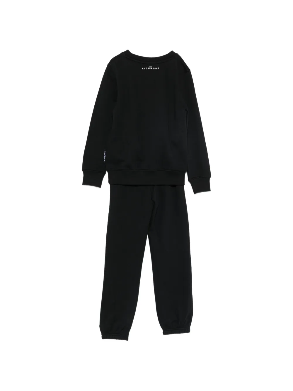 John Richmond Junior logo-plaque tracksuit - Nero