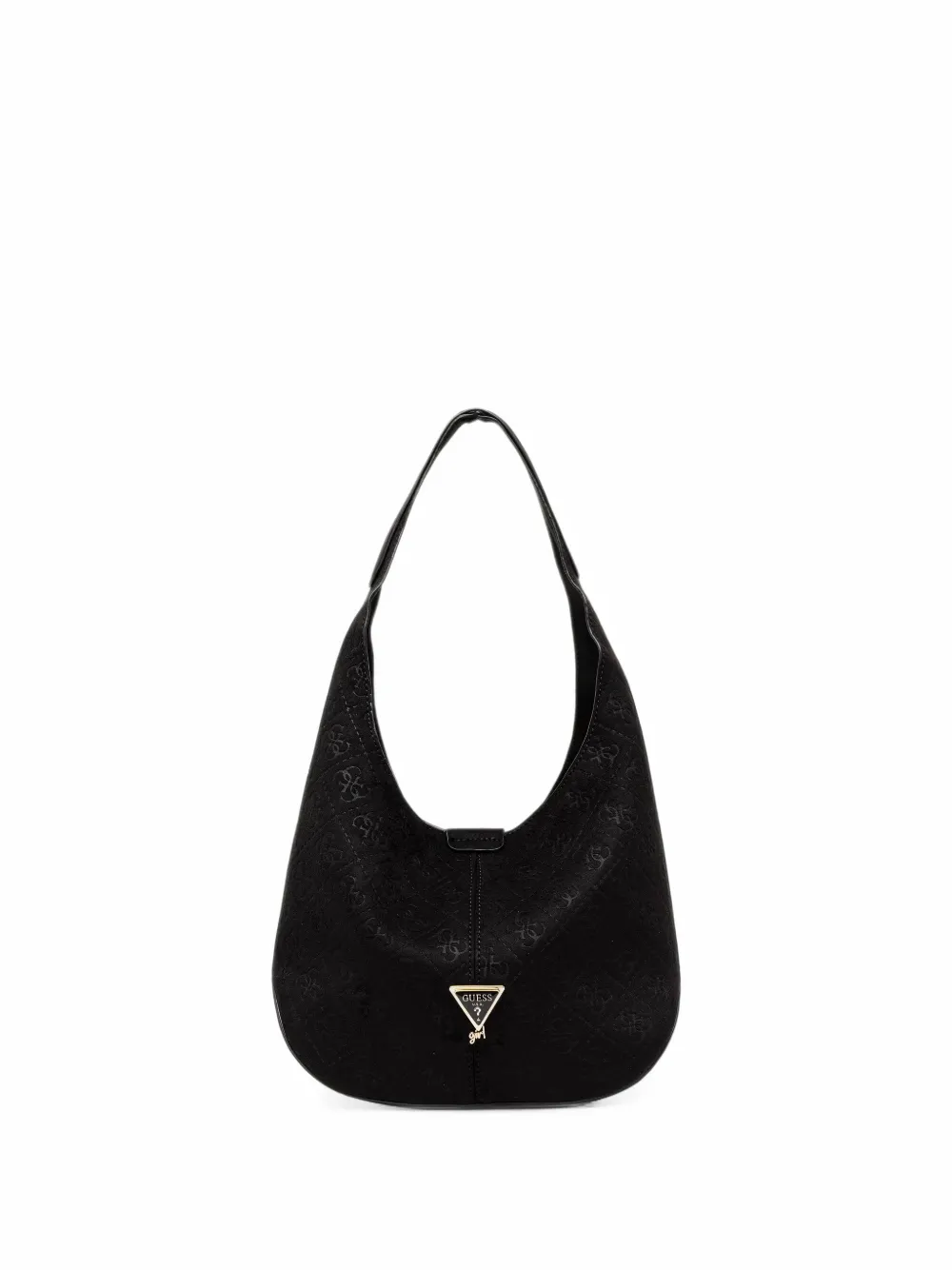 Guess kids logo-embossed shoulder bag Zwart