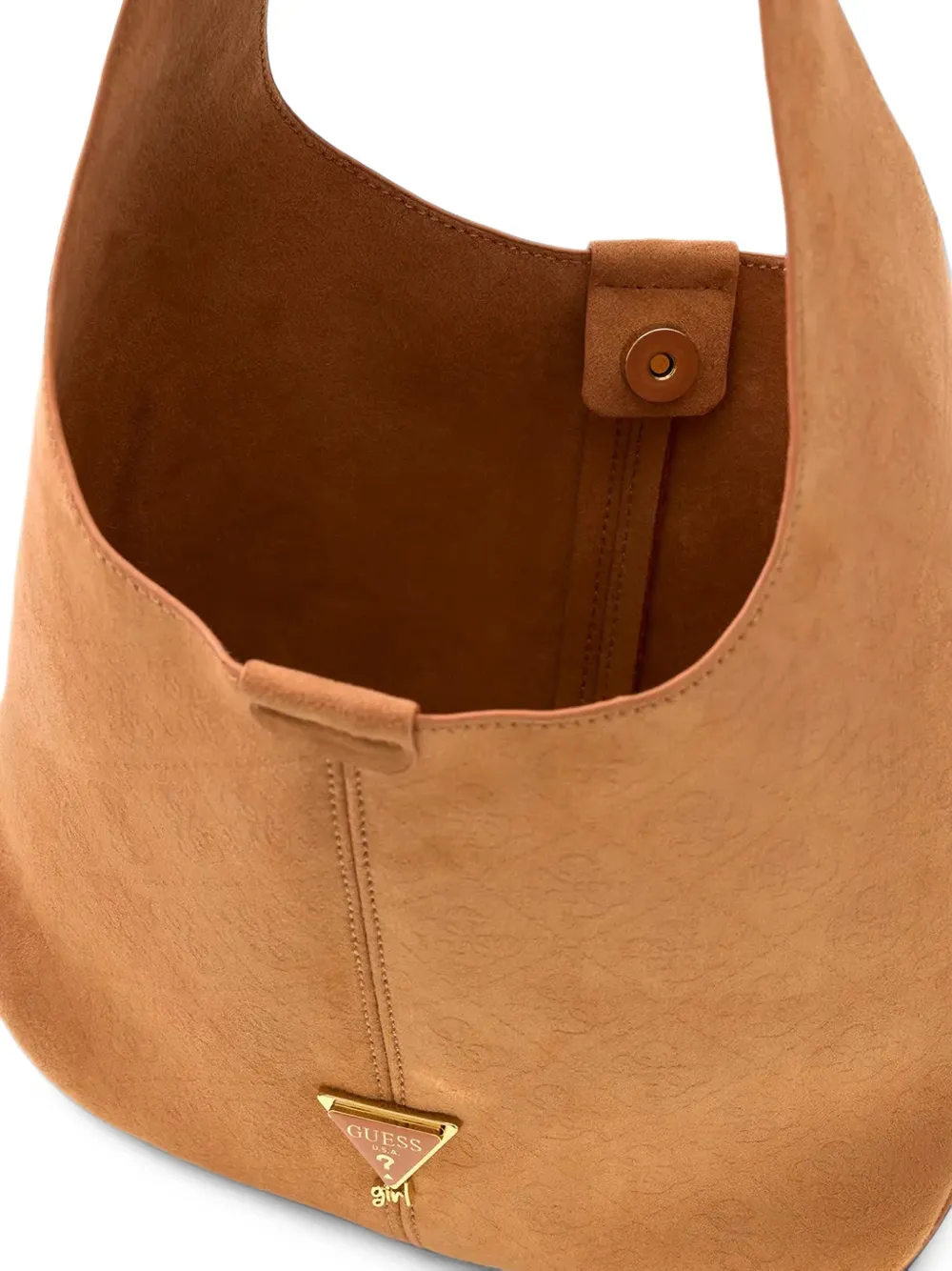 guess kids logo-embossed shoulder bag Bruin