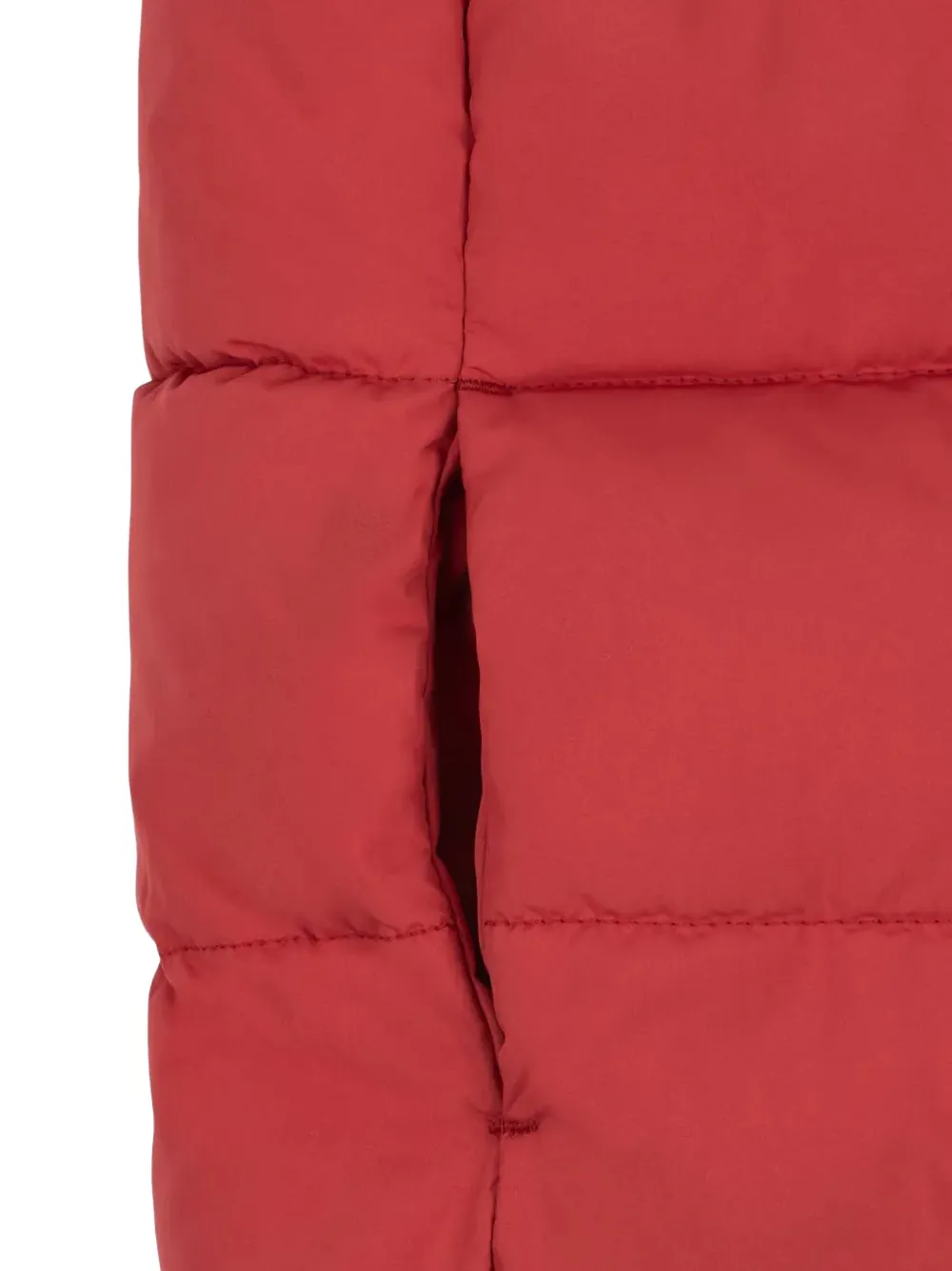 Konges Sløjd Alpi gewatteerde bodywarmer met logo-print Rood