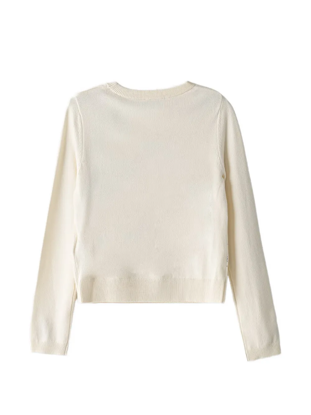 guess kids rhinestone-embellished 4G sweater Beige