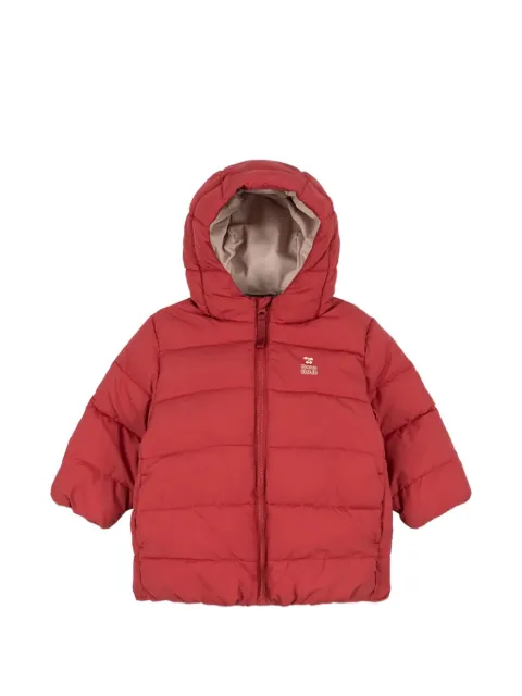 Konges Sløjd Alpi logo-print hooded padded jacket