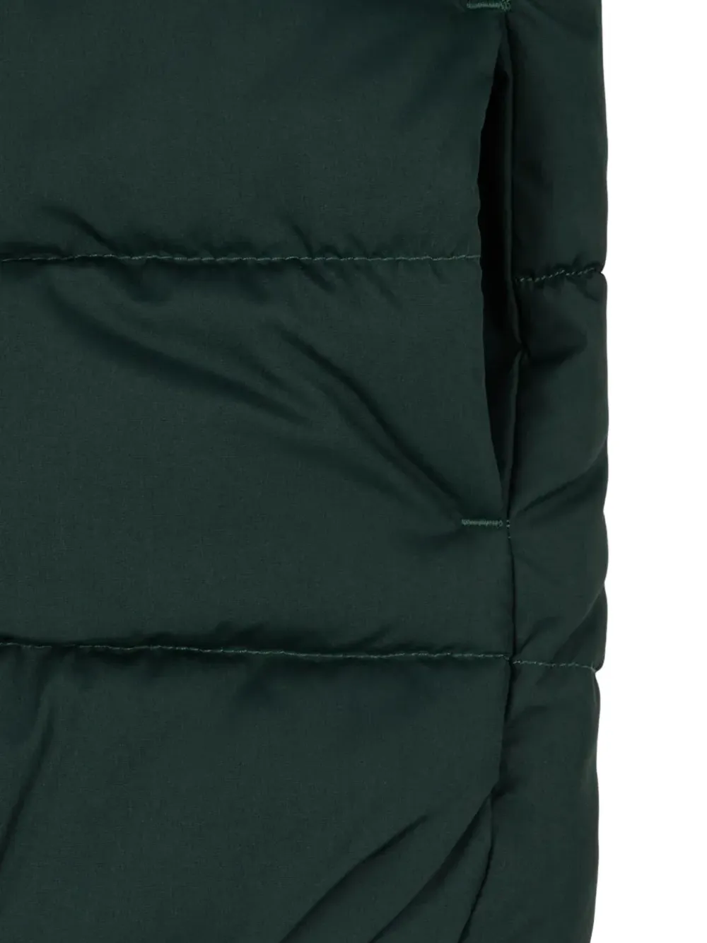 Konges Sløjd Alpi quilted hooded jacket Groen