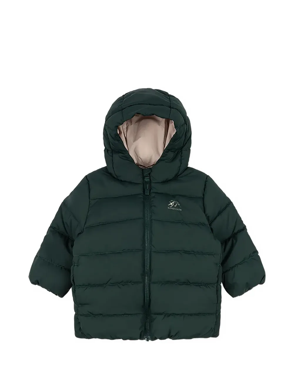 Konges Sløjd Alpi quilted hooded jacket Groen