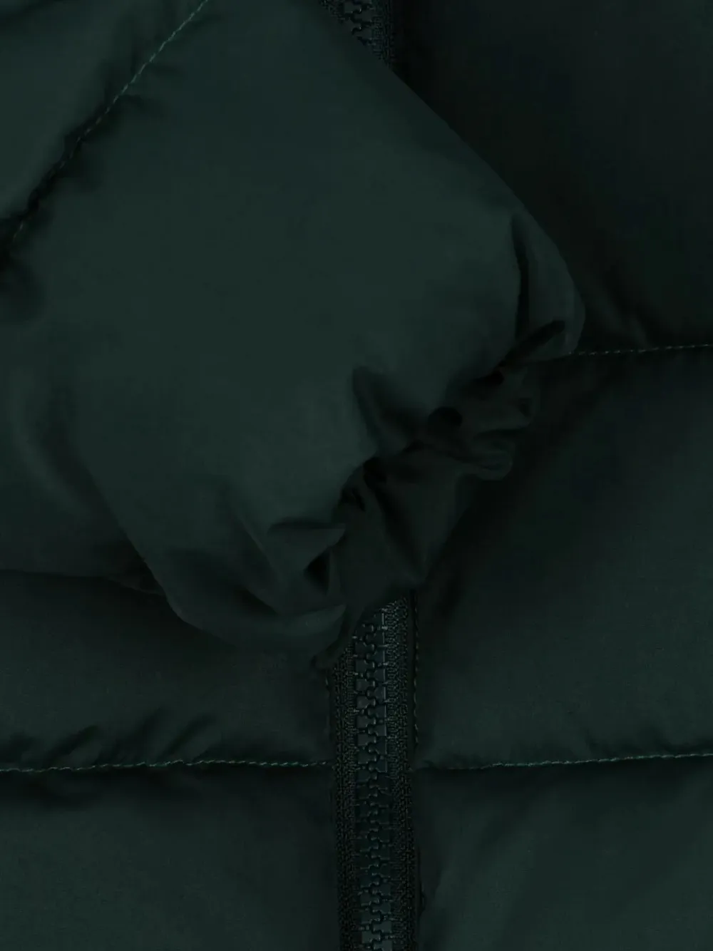 Konges Sløjd Alpi quilted hooded jacket Groen