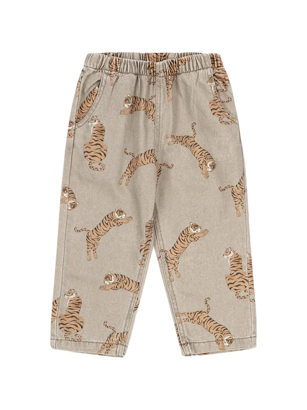 Konges Sløjd pantalon Magot à imprimé tigre - Marron Konges Sløjd pantalon Magot à imprimé tigre - Marron