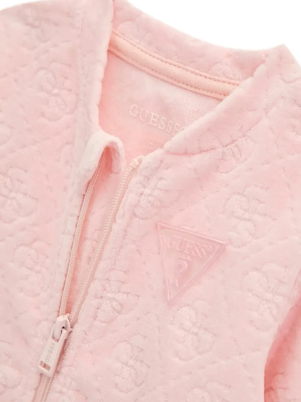 guess kids Monogram-pattern tracksuit set (set of three) Roze