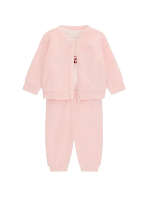 guess kids Monogram-pattern tracksuit set (set of three)