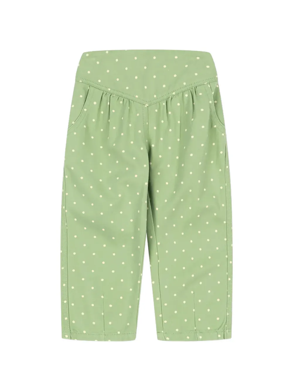 Konges Sløjd pantalon plissé à pois Nola - Vert Konges Sløjd pantalon plissé à pois Nola - Vert