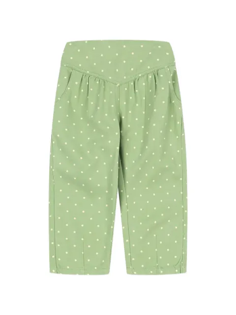 Konges Sløjd pantalones Nola con motivo de lunares y pinzas