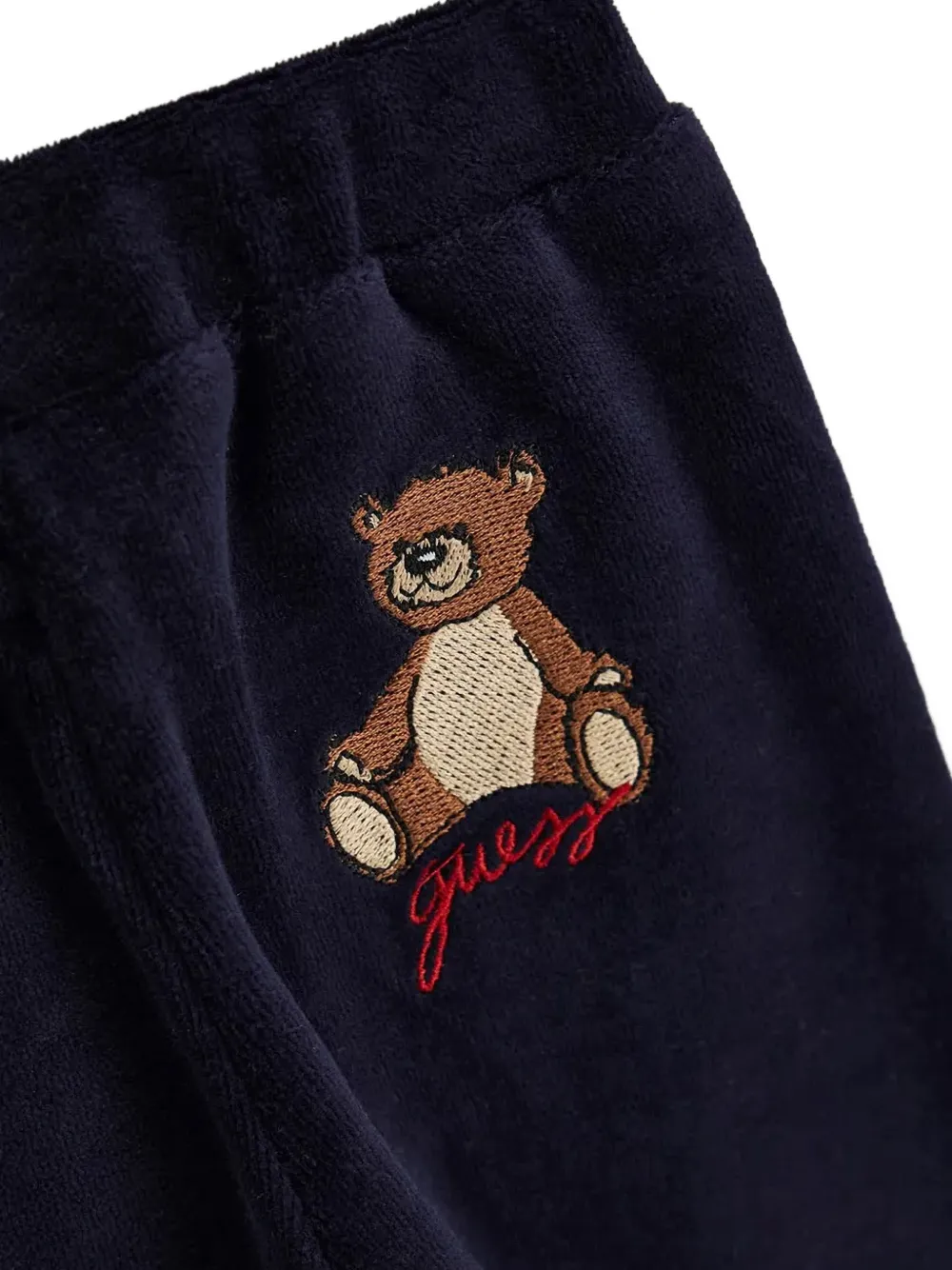 guess kids teddy-bear graphic tracksuit set (set of four) Blauw
