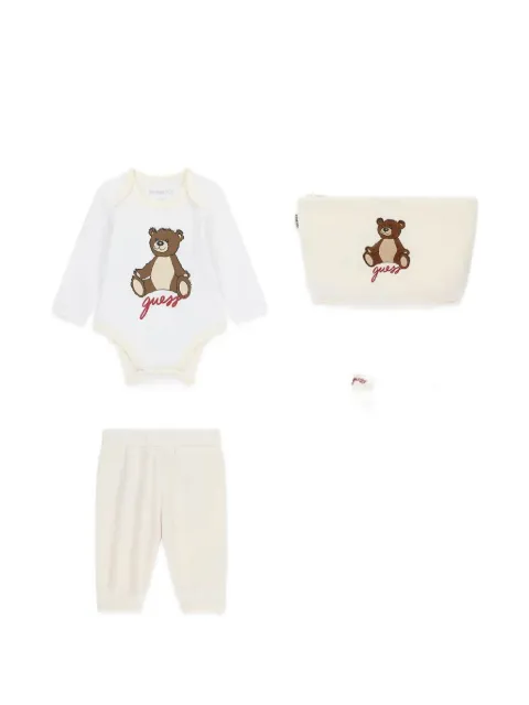 guess kids bear-print tracksuit set (set of four)