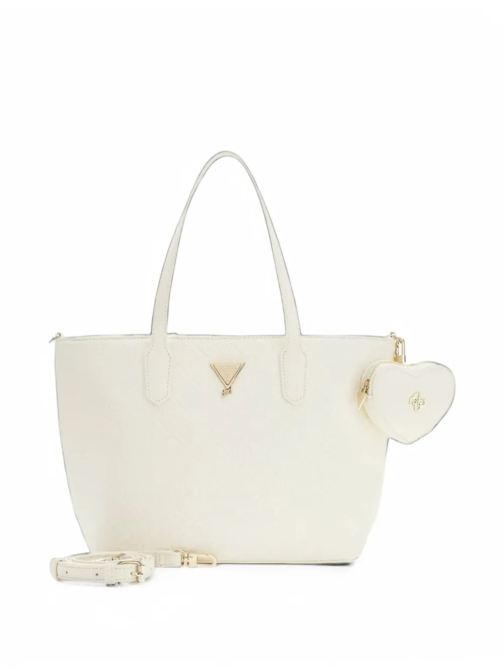 guess kids logo-embossed tote bag Beige