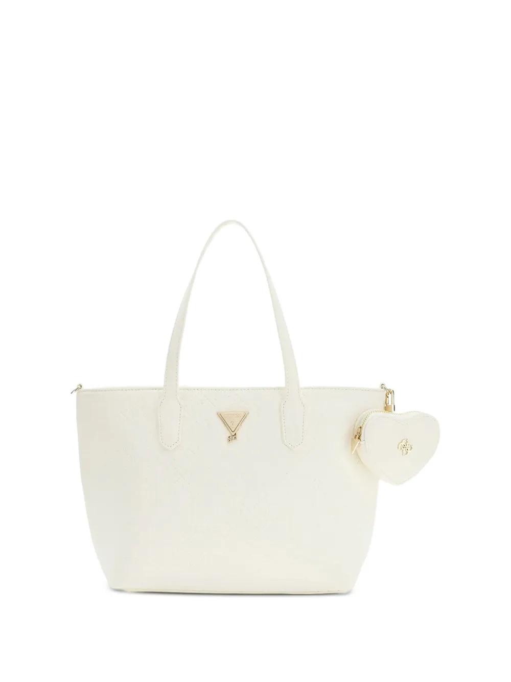 guess kids logo-embossed tote bag - Toni neutri