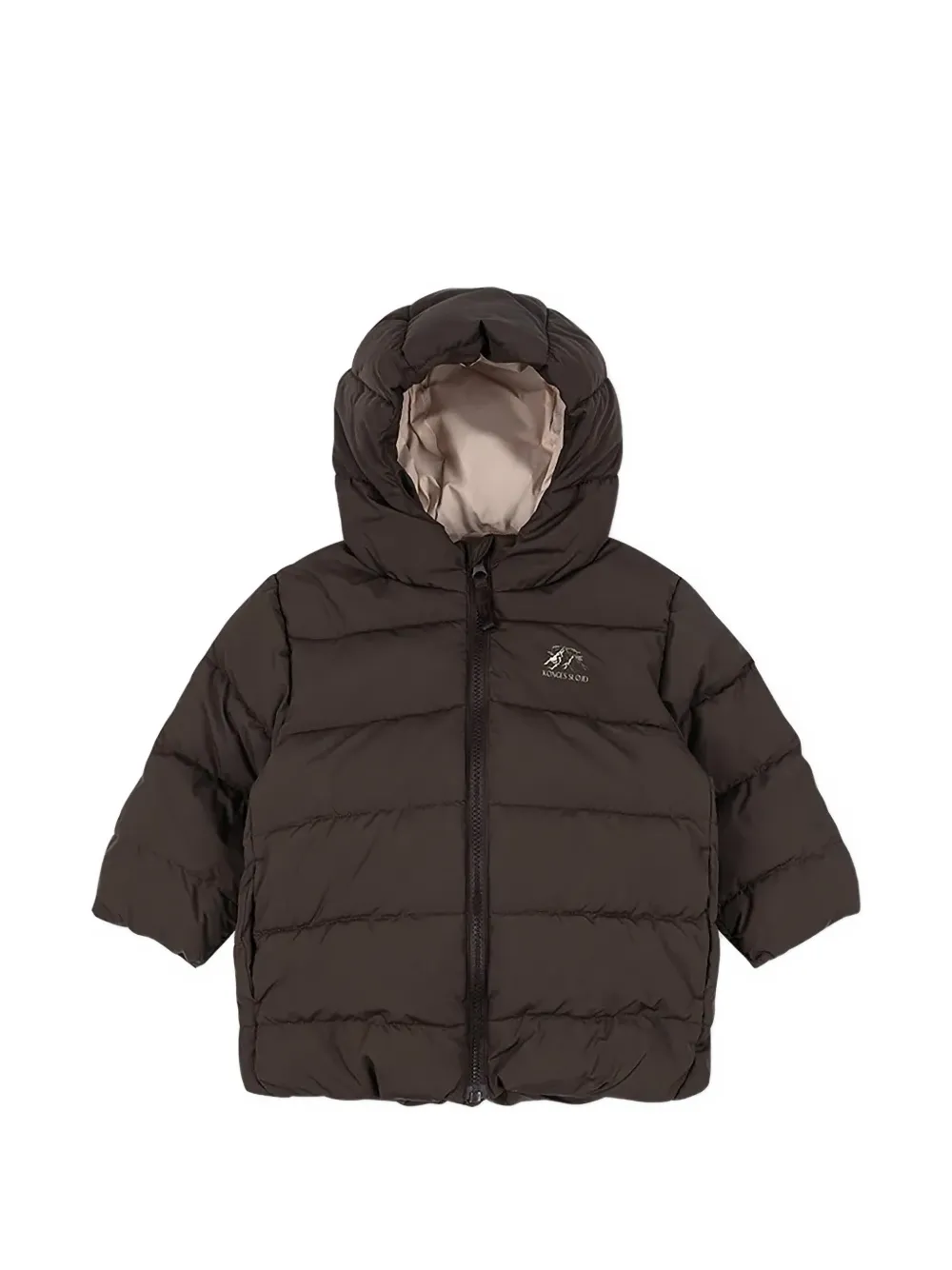 Konges Sløjd Alpi quilted hooded jacket Bruin