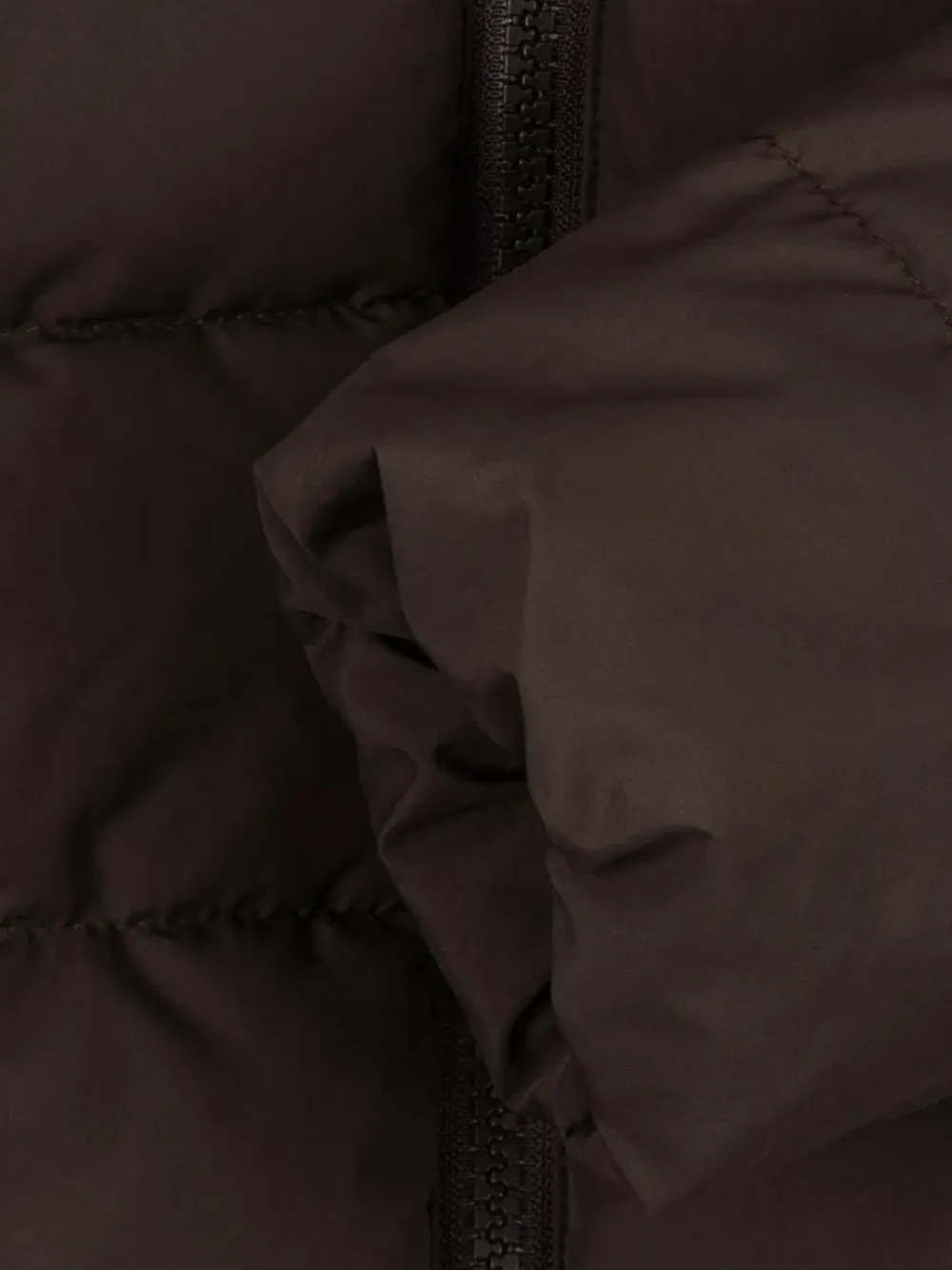 Konges Sløjd Alpi quilted hooded jacket Bruin
