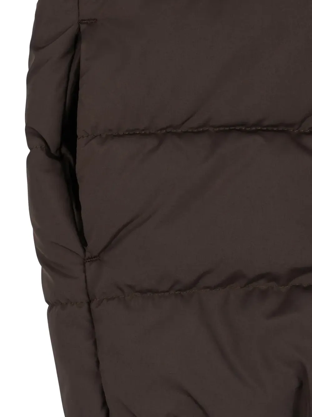 Konges Sløjd Alpi quilted hooded jacket Bruin