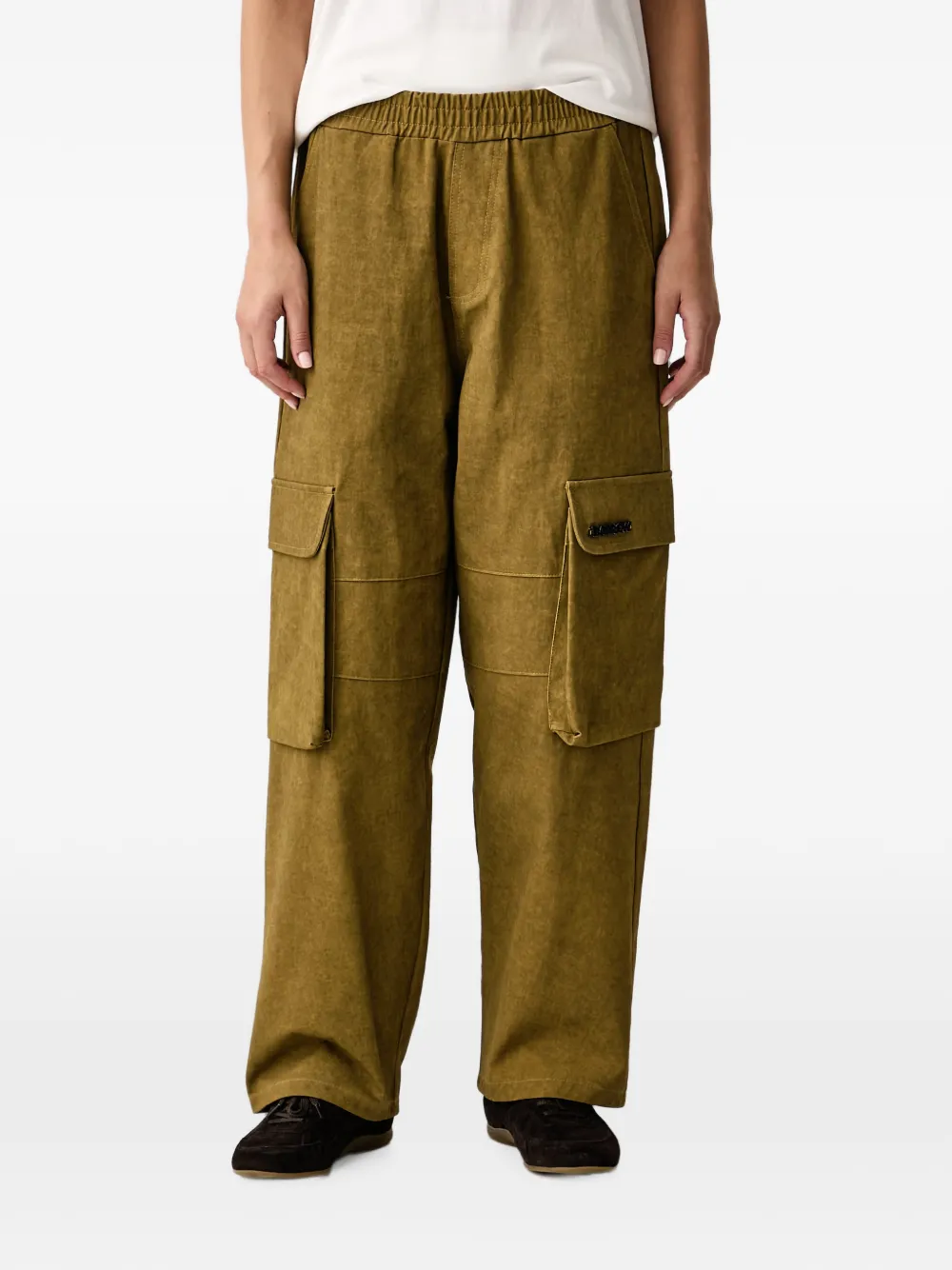 BARROW logo-plaque cargo pants
