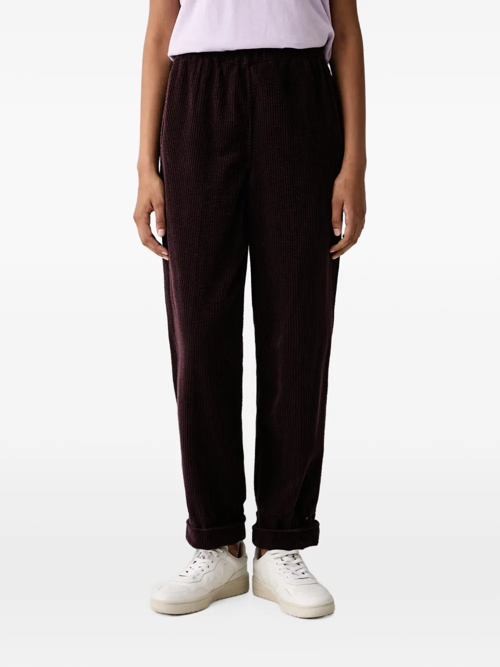 American Vintage The Padow corduroy elasticated-waist trousers