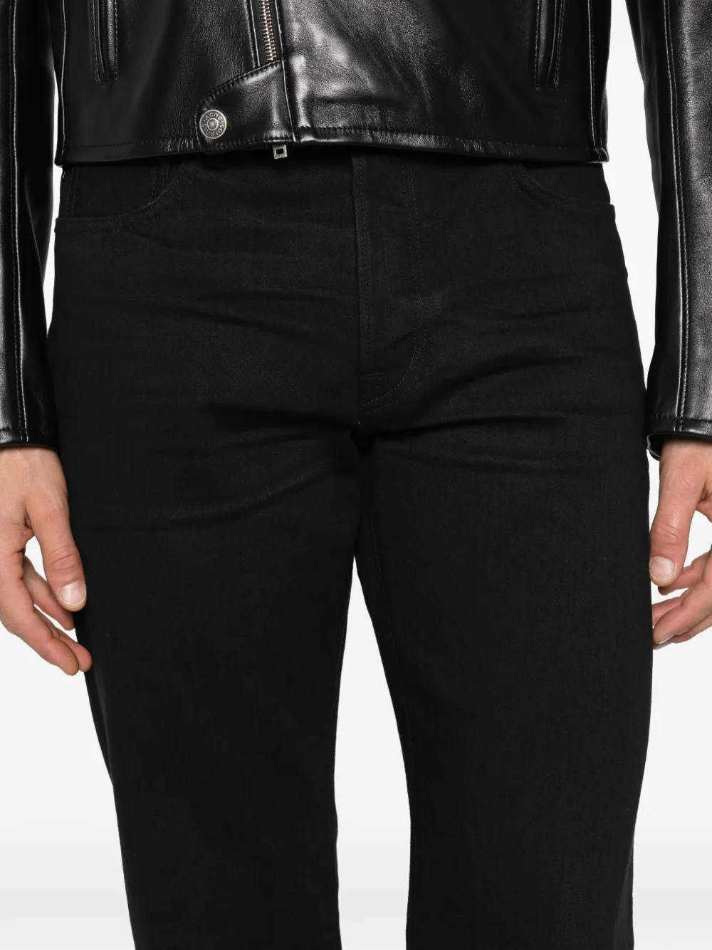 TOM FORD washed-finish jeans Zwart