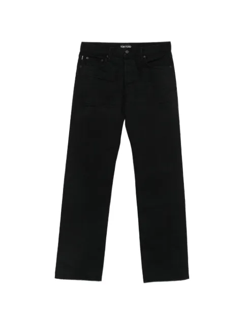 TOM FORD washed-finish jeans