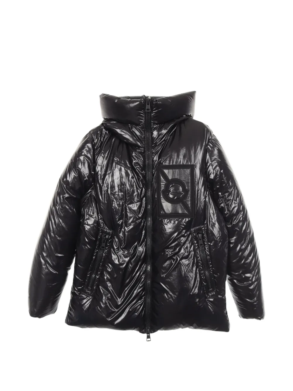 Pre-owned Moncler 2000s Genius 5 Craig Green Tang Puffer Jacket In Black