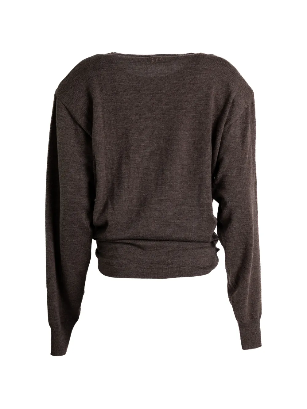 Magda Butrym rosette-detail gathered sweater Grijs