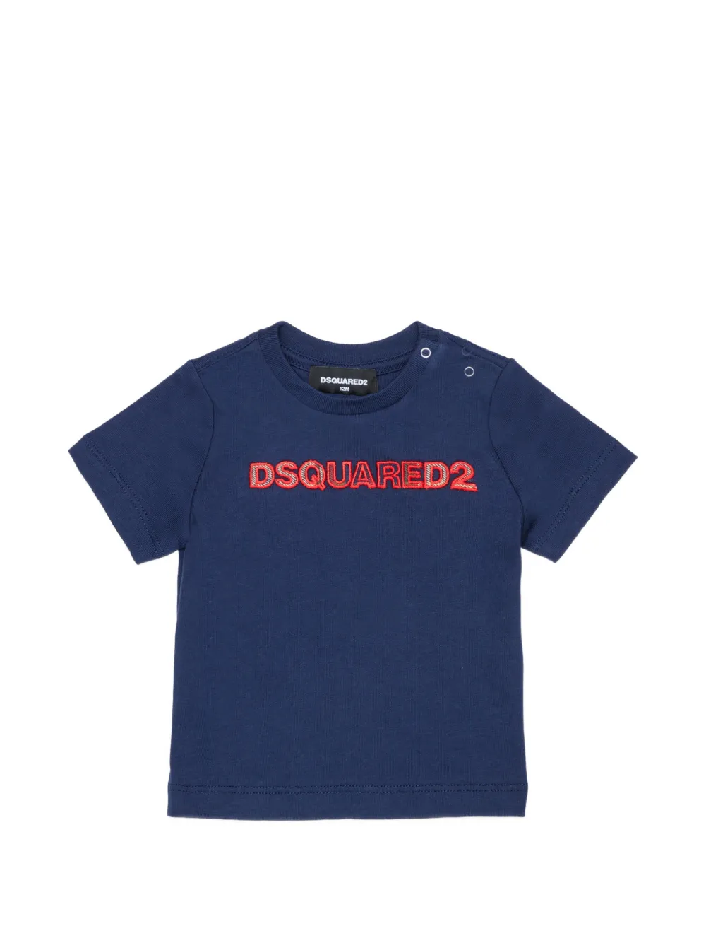 DSQUARED2 KIDS embroidered-logo T-shirt - Blu