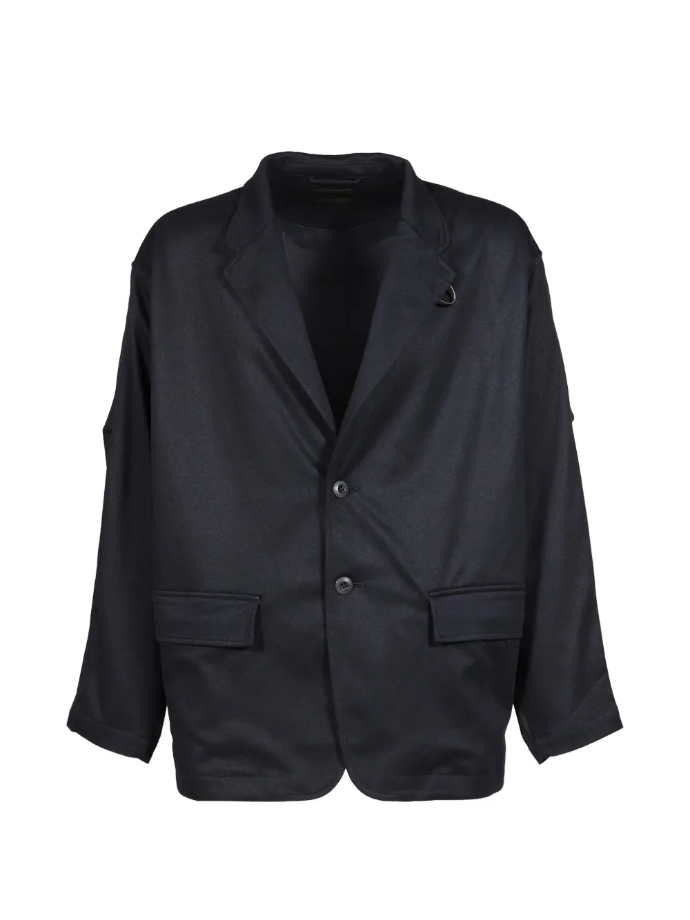 DAIWA PIER39 oversized flannel jacket - Nero