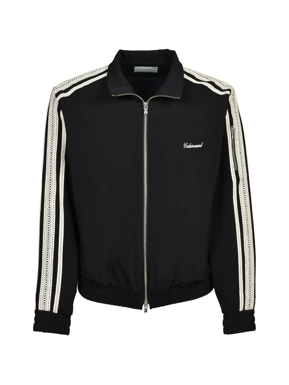 CEDARWOOD crochet-trim jacket